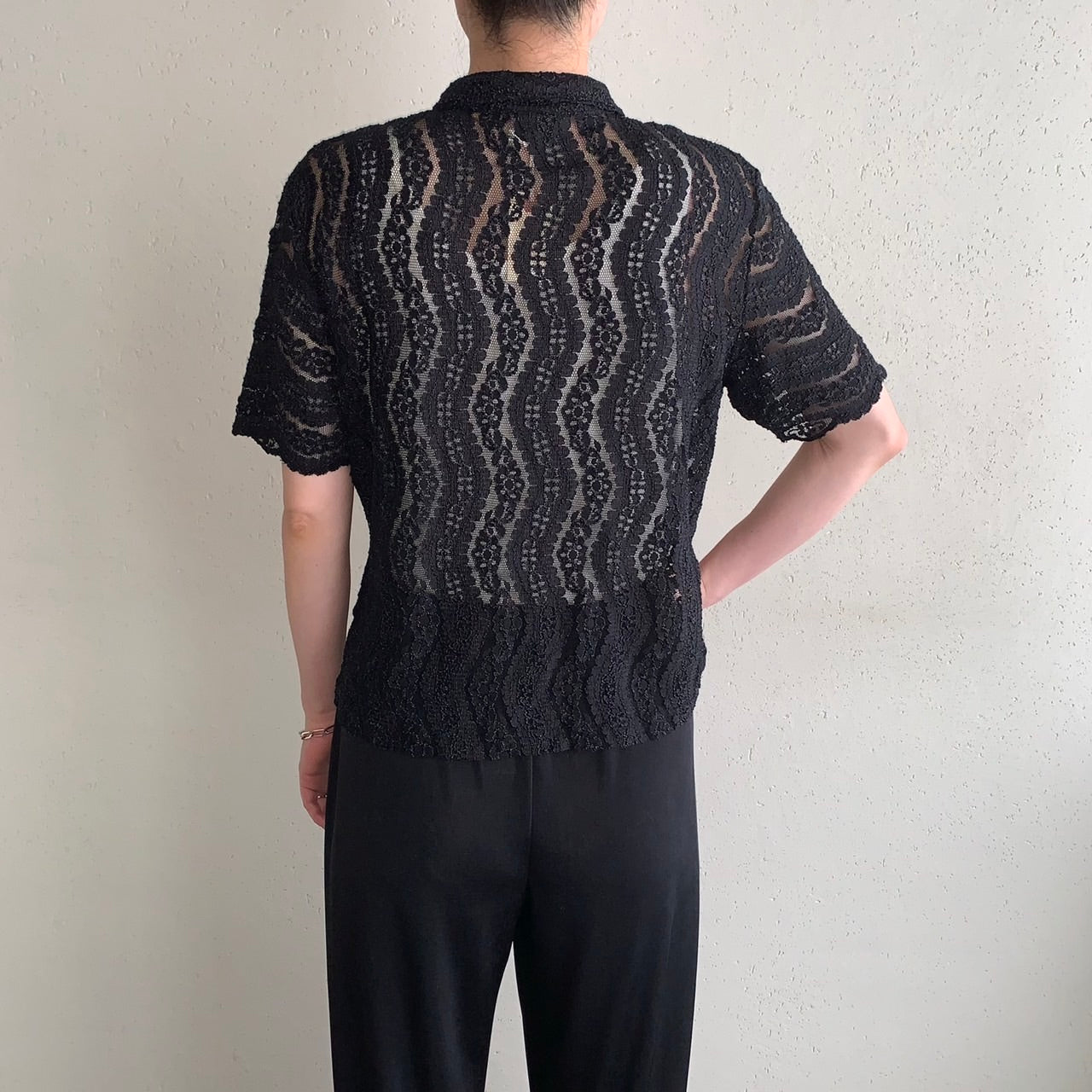 90s Lace Top Made in Italy
