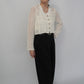 90s White Crochet Cardigan