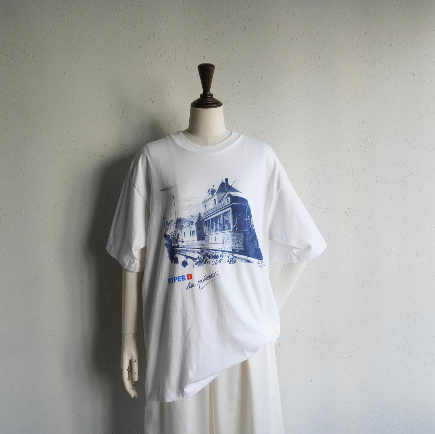 80s Printed T-shirt Made in France