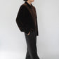 90s "J.CREW" Velour Zip Shirt