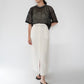 80s EURO Double Zip Design Skirt