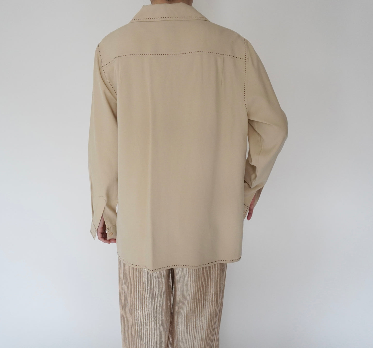 90s Silk Design Shirt