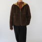 90s Faux Shearling Zipped Jacket