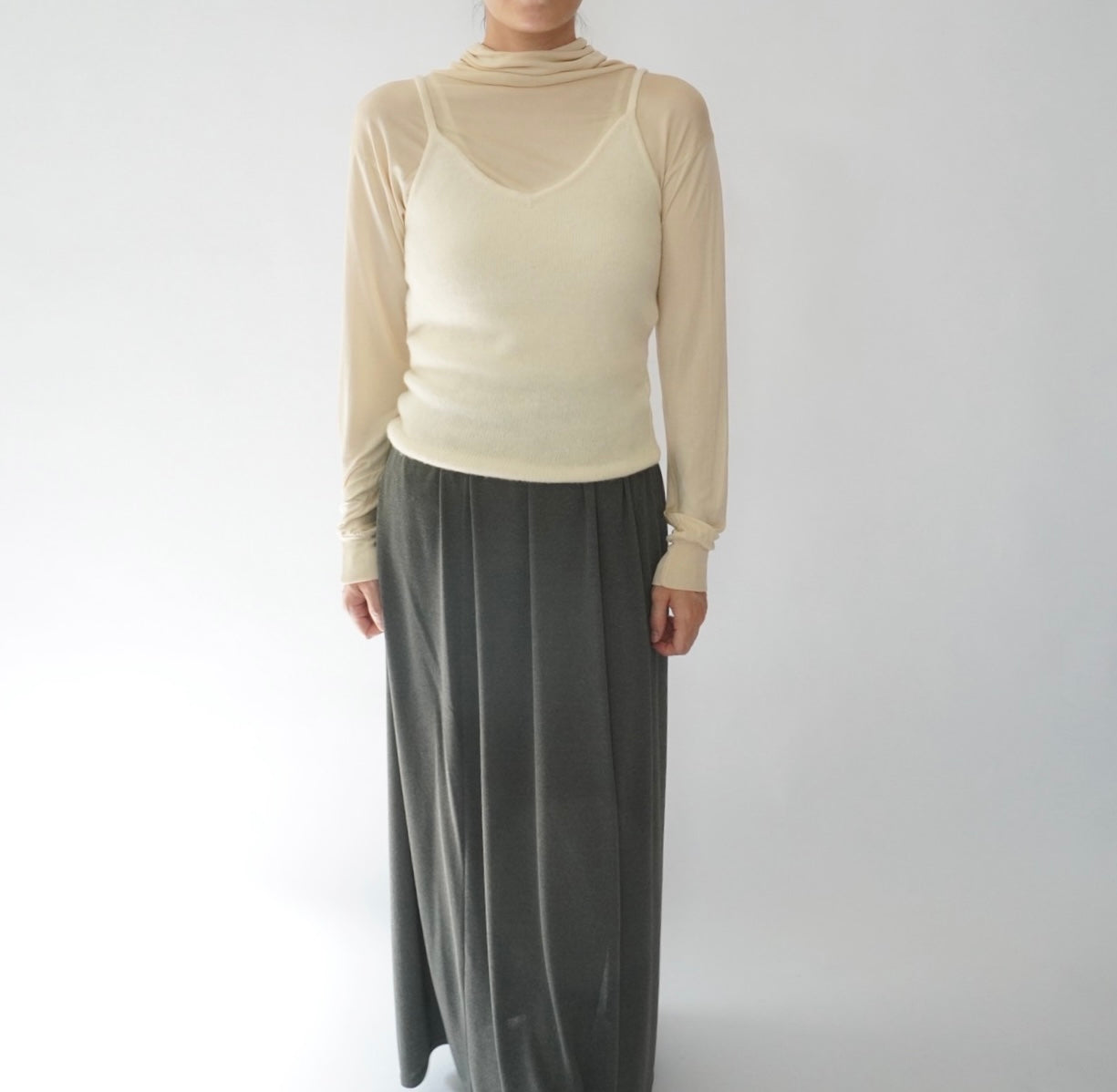 90s Angora Knit Camisole Top