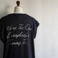 80s Printed Sleeveless T-shirt Made in USA