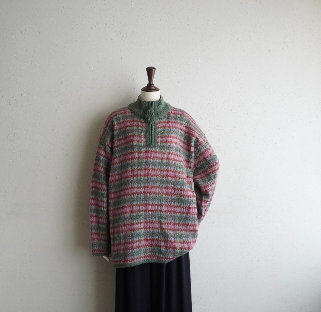 90s Half Zip Mohair Knit