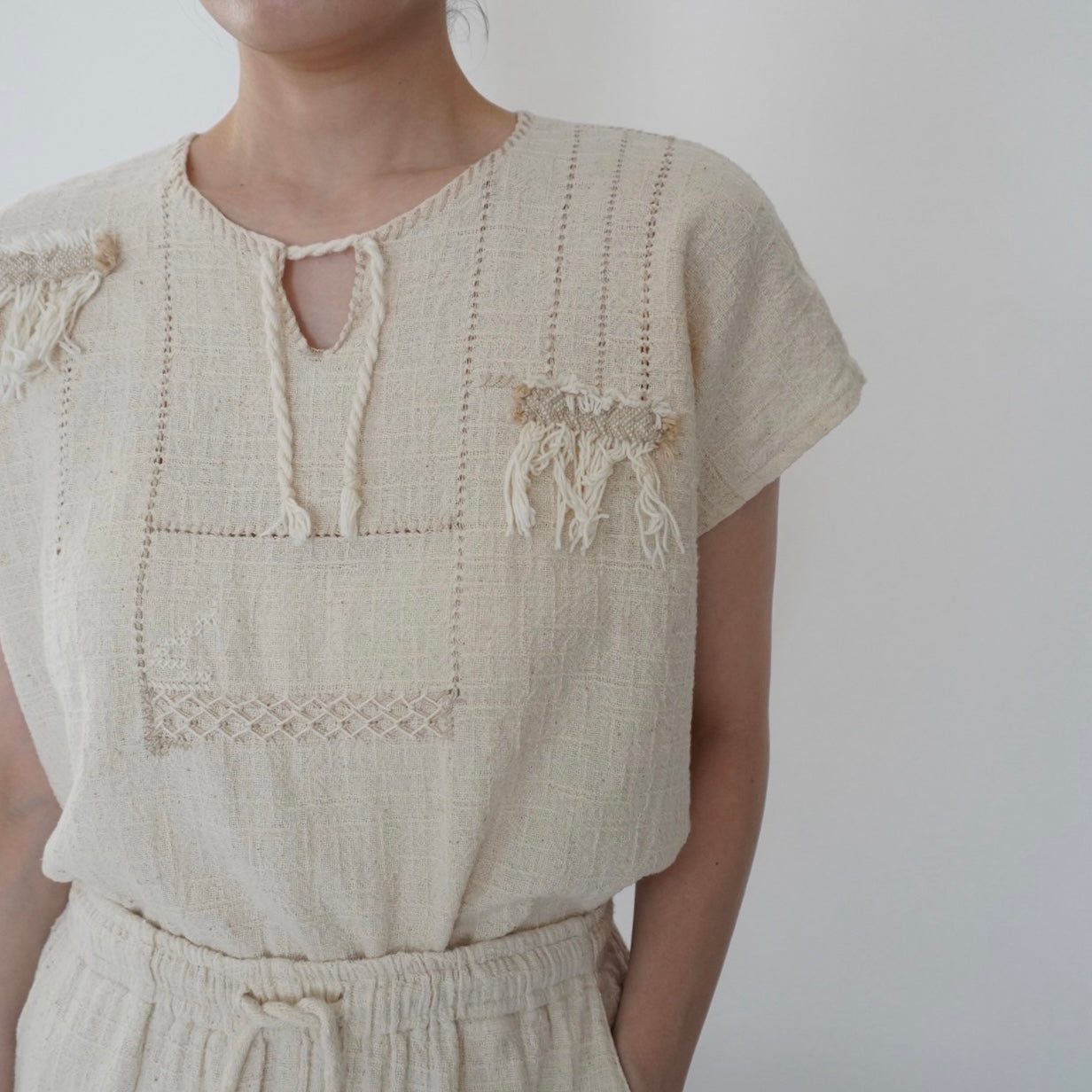 70s Fringe Design Top