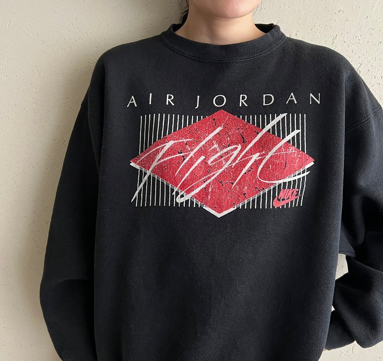 90s "Nike Air Jordan" Printed Sweater Made in USA