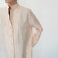 90s Raw Silk Shirt Jacket Made in USA
