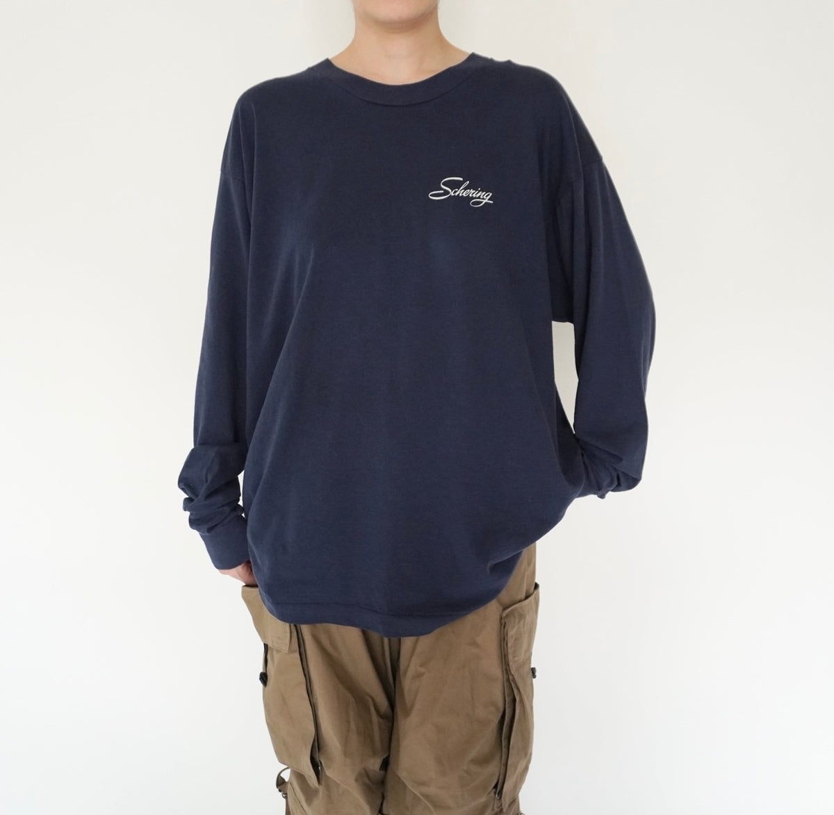 90s Long Sleeves Printed T-shirt Made in USA
