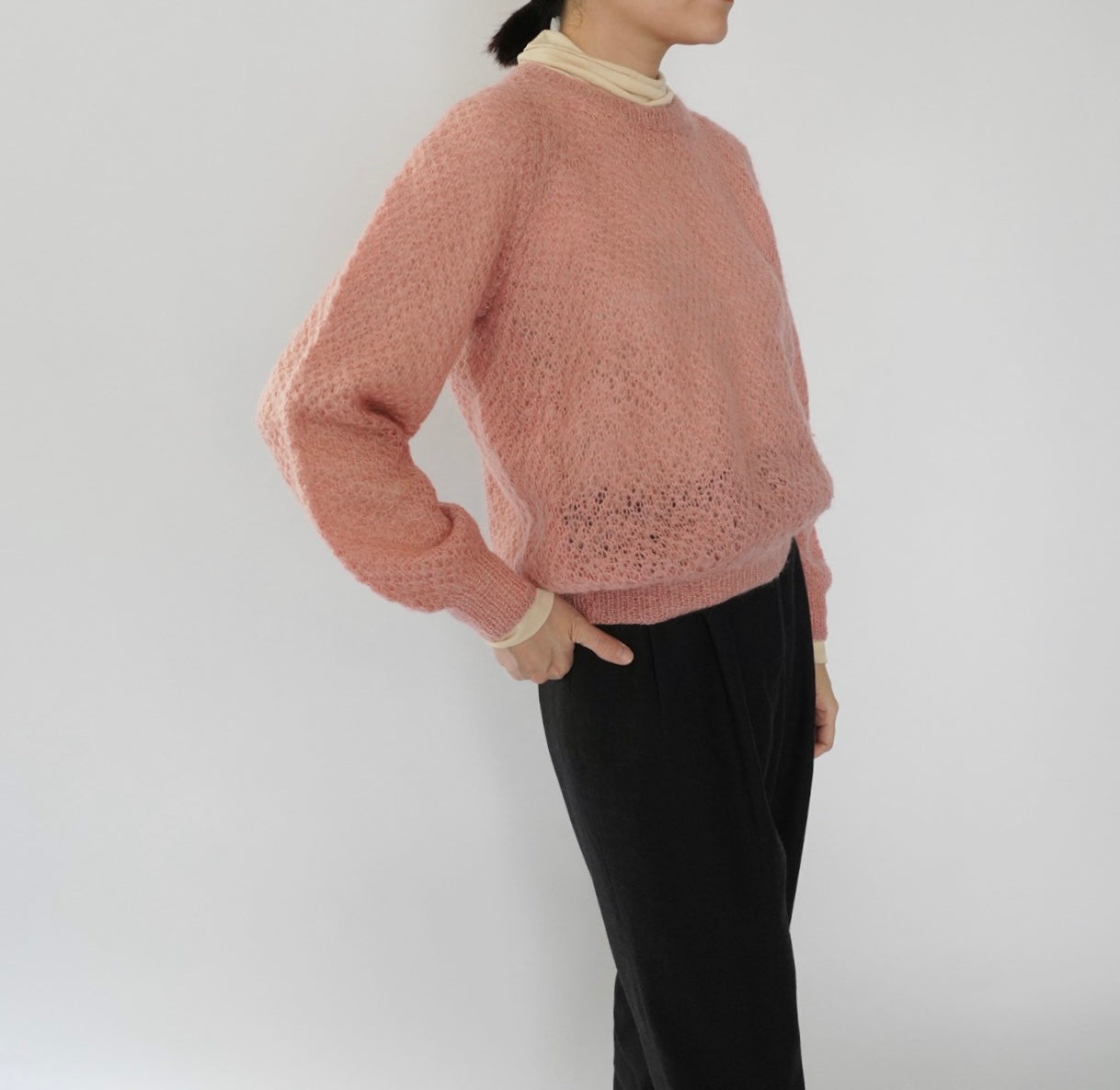 80s Pink Knit