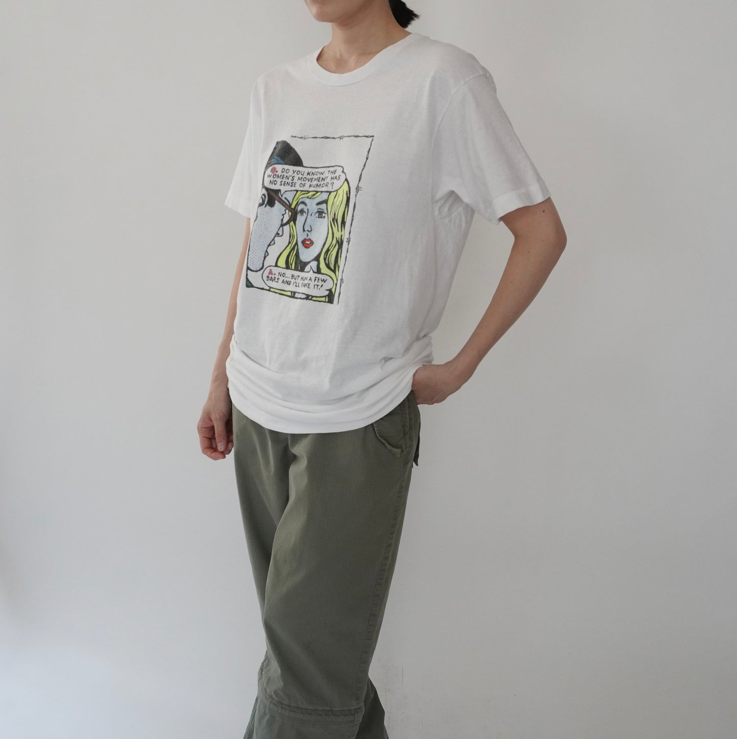 80s Printed T-shirt Made in USA