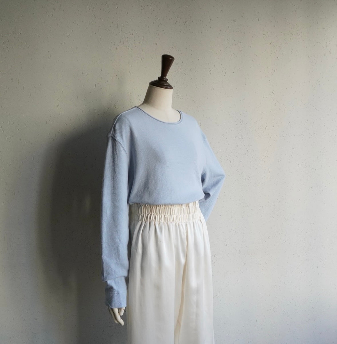 90s Light Blue Top