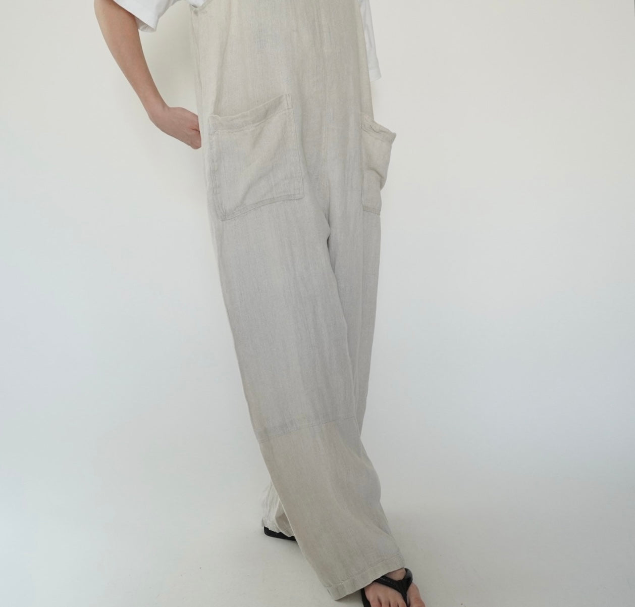 90s Linen Jumpsuit Made in Italy