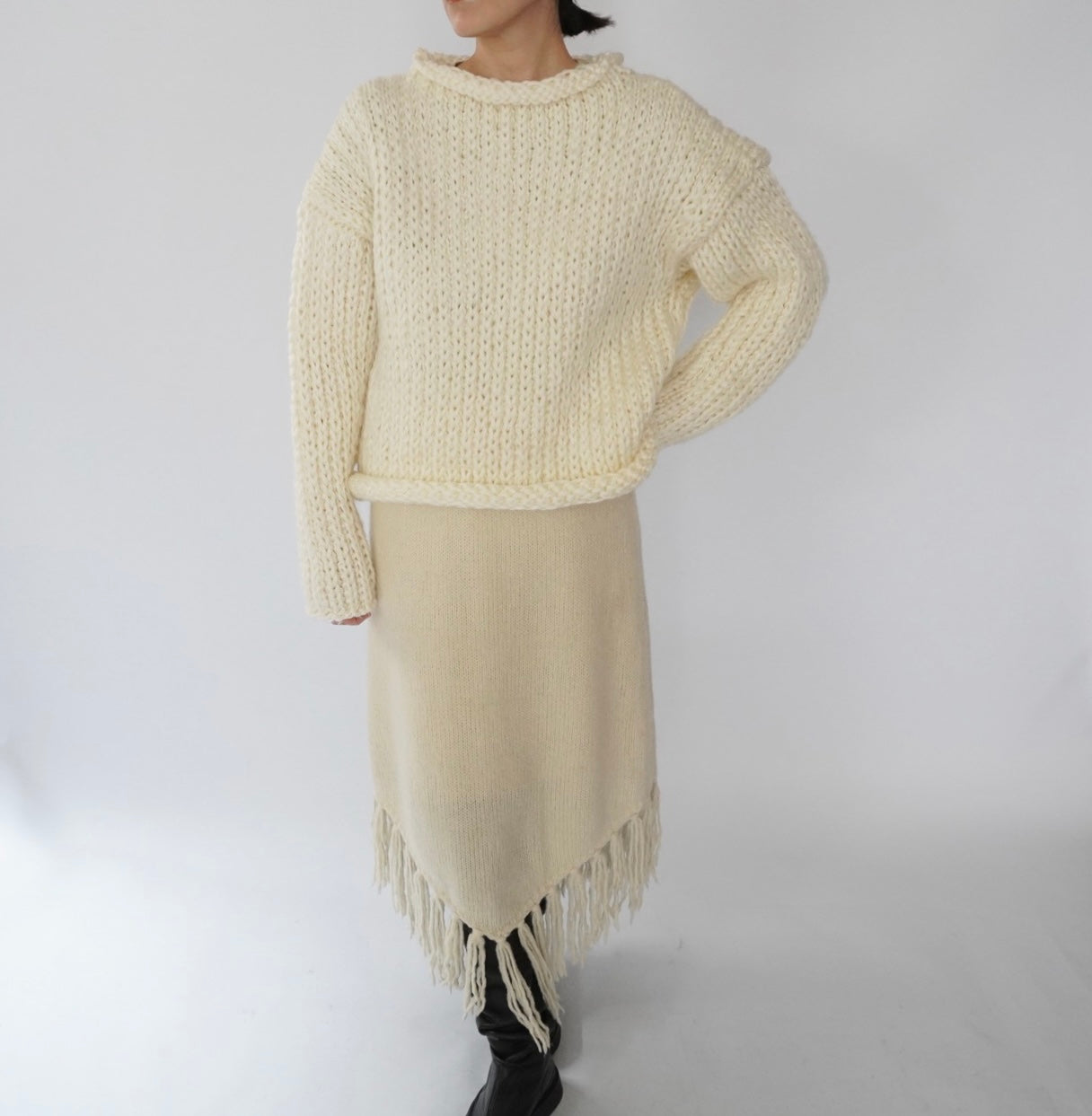 60s  Hand Made Knit