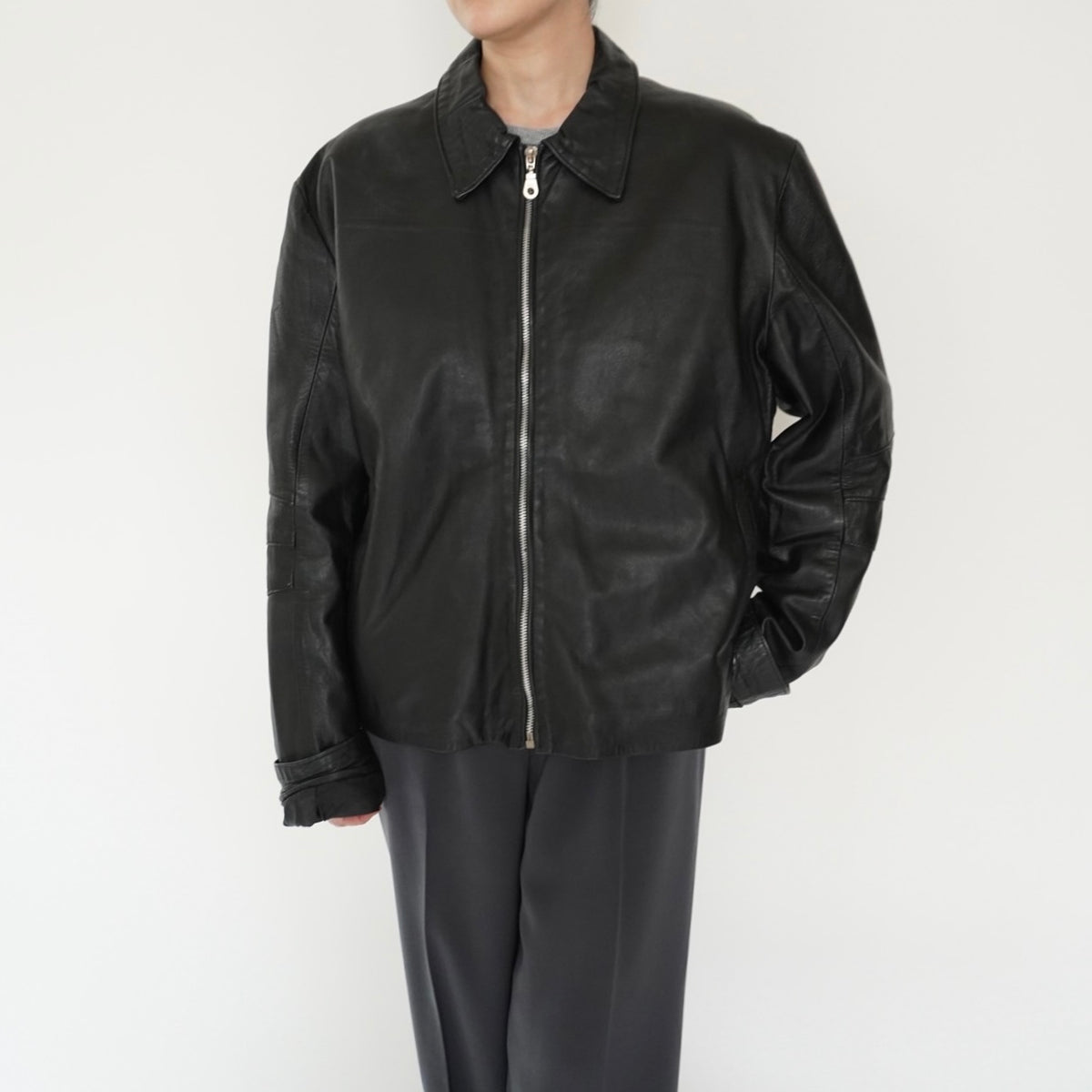 90s Leather Jacket Made in Italy