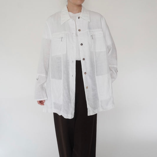 90s EURO Linen Light Jacket