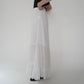 90s Cotton Lace Design Skirt Made in Italy