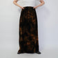 90s Velor Maxi Skirt