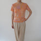 90s Tie Dye Top Made in Italy Dead Stock