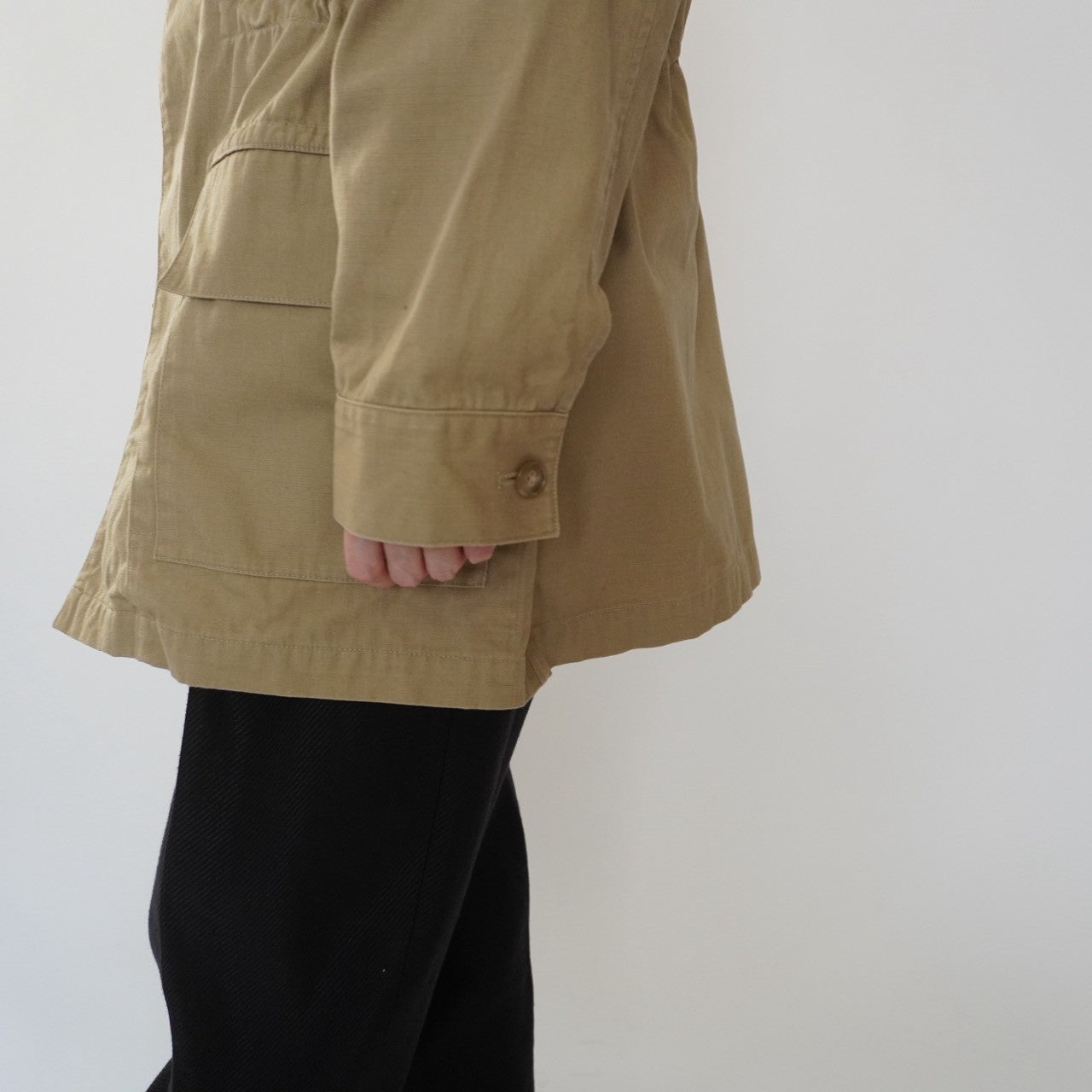 " LL Bean " Cotton  Military Jacket