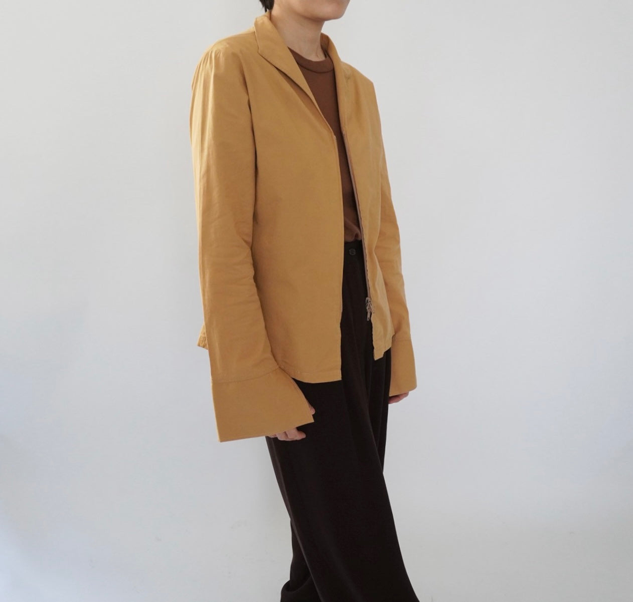 90s"NARACAMICIE" Zipped Shirt