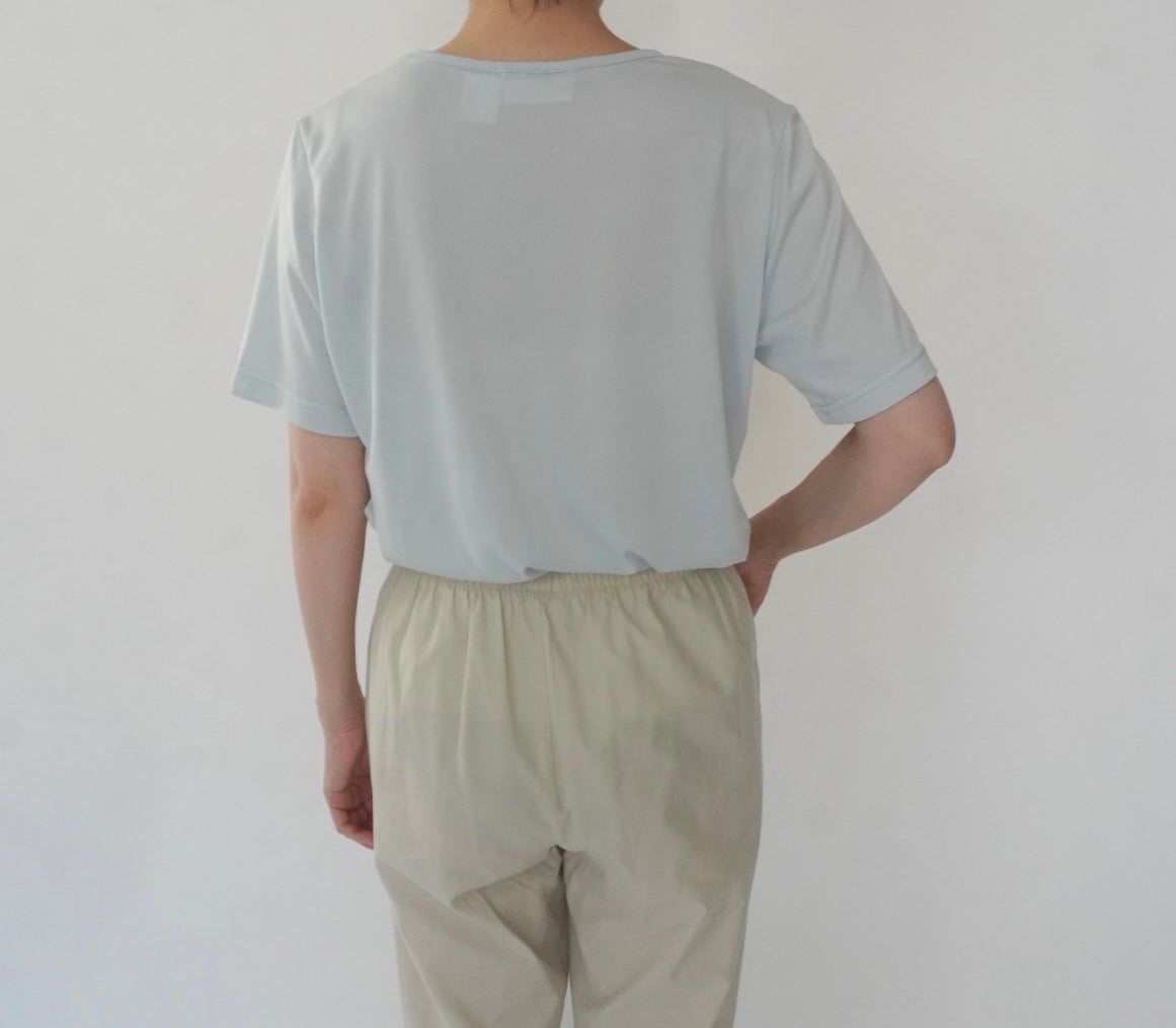 90s Light Blue Top Made in USA