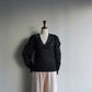 80s Black Design Knit