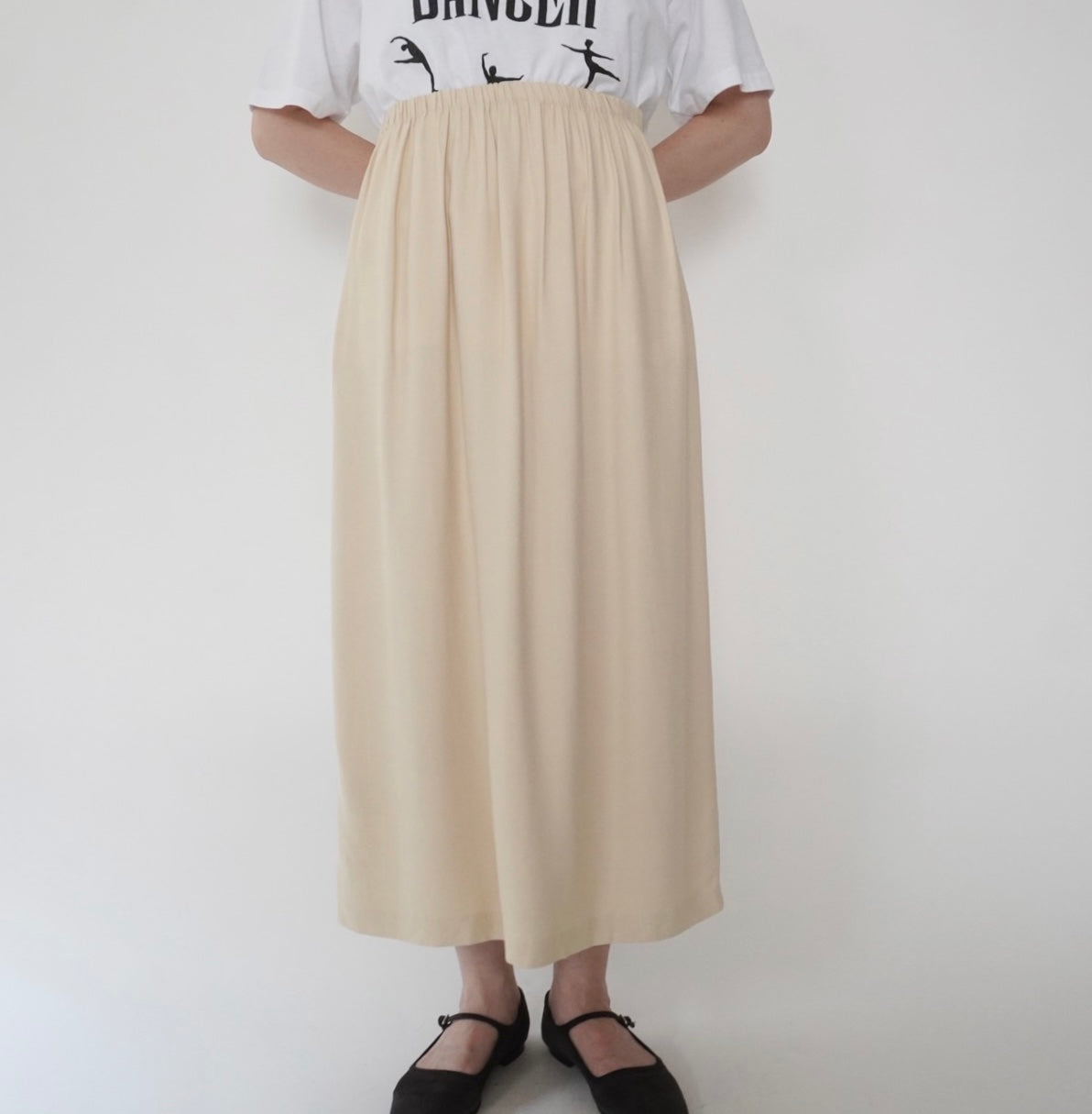 90s Line Design Skirt Made in USA