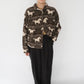 90s Horse Pattern Fleece Jacket
