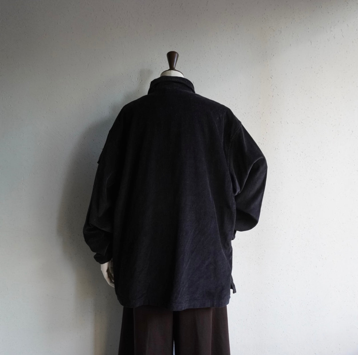 90s Half Zip Corduroy Top