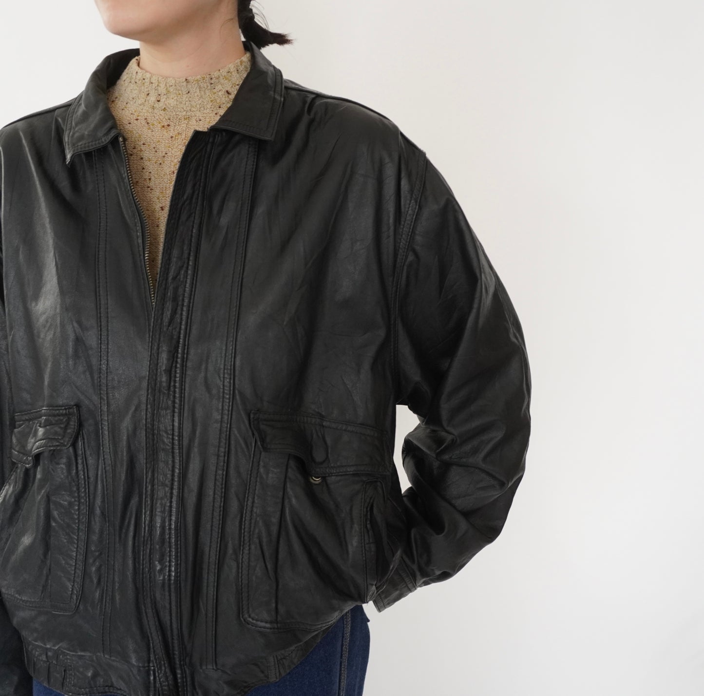 90s Leather Jacket