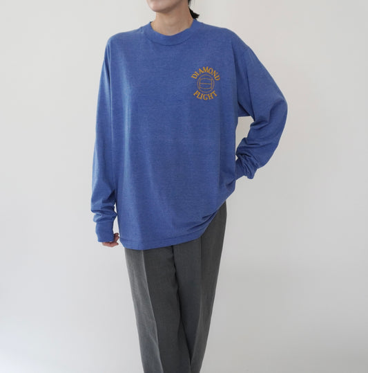 90s Printed Long T-shirt Made in USA