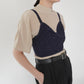 90s Embroidery Top Made in Italy