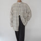 90s Linen Plaid Shirt