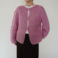 80s Pink Knit Cardigan