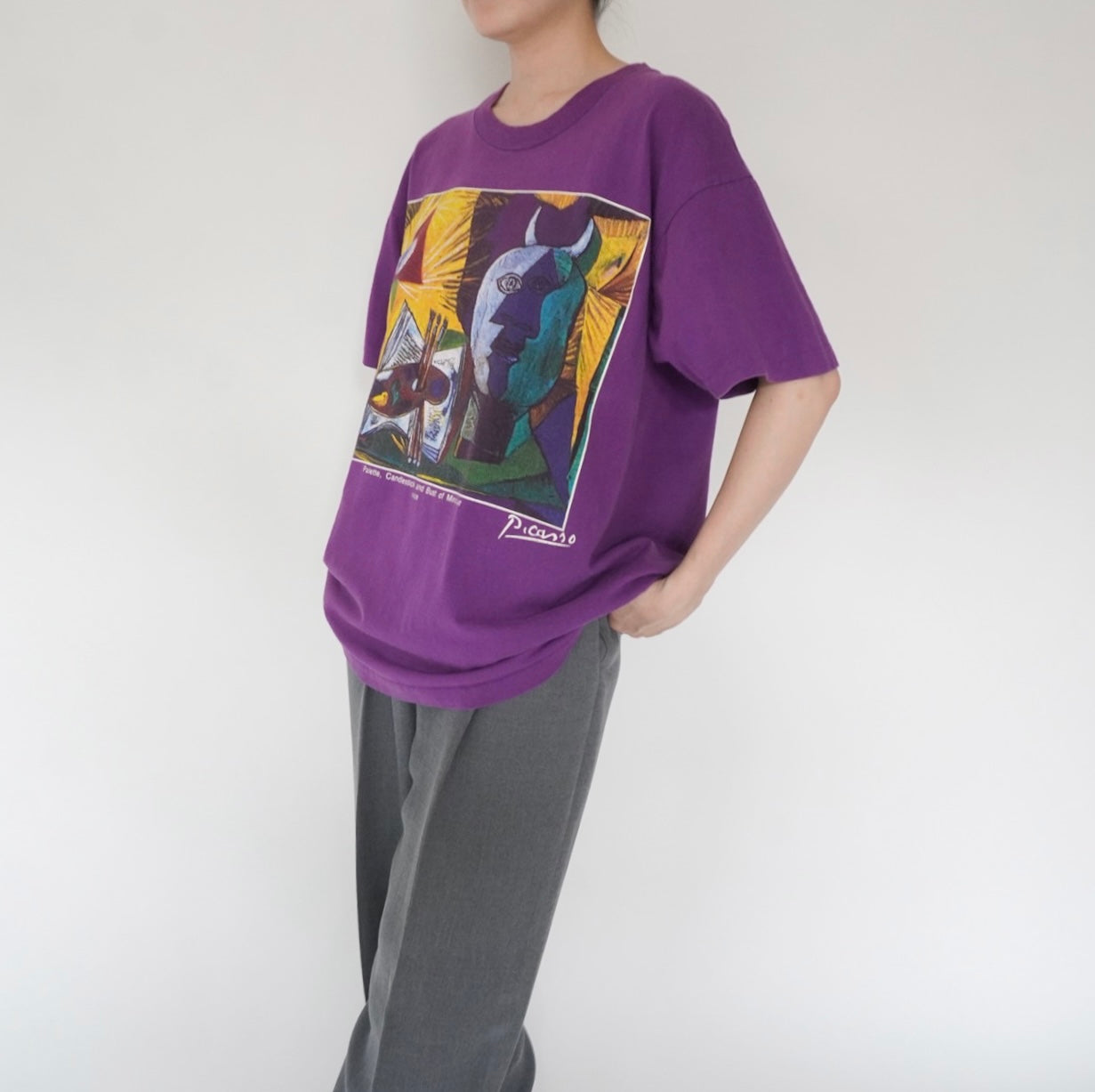 90s "Pablo Picasso” Printed T-shirt Made in USA