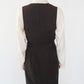 80s Sleeveless Wrap Dress