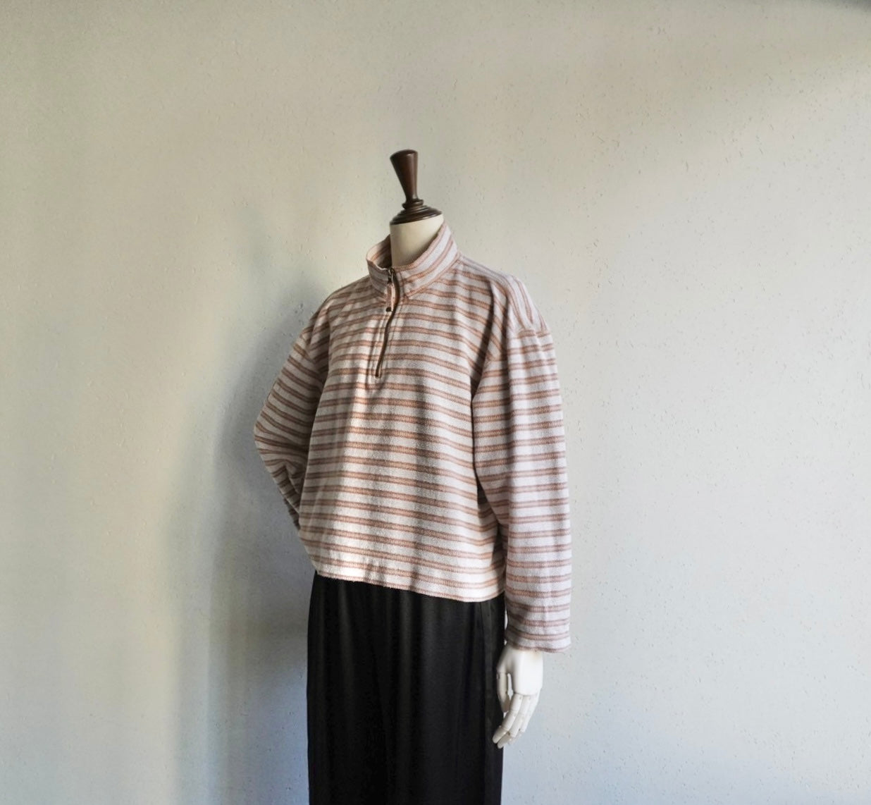 90s Striped Cotton Top