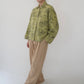 90s Pattern Shirt Jacket Made in USA