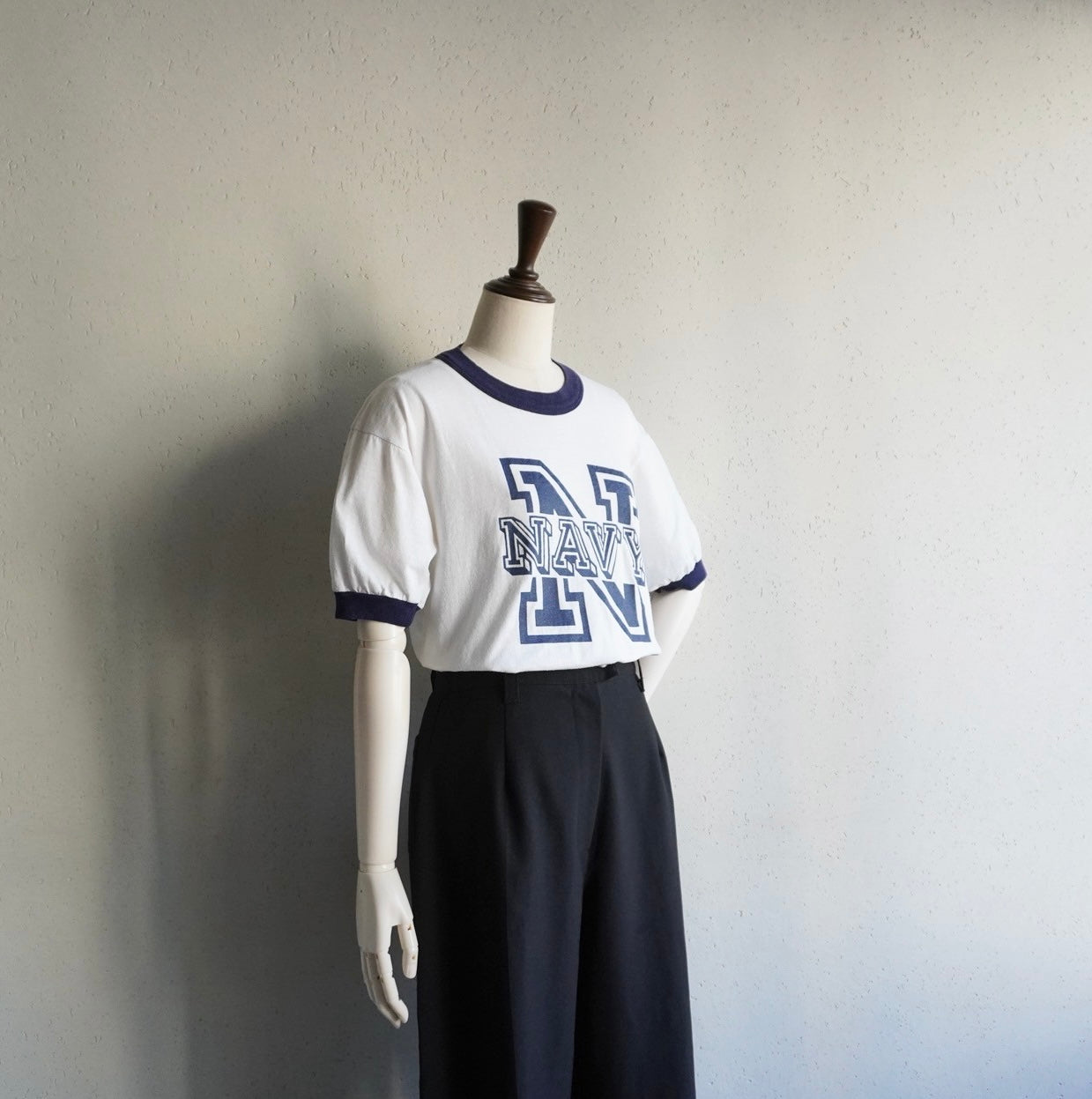90s Printed Ringer T-shirt Made in USA