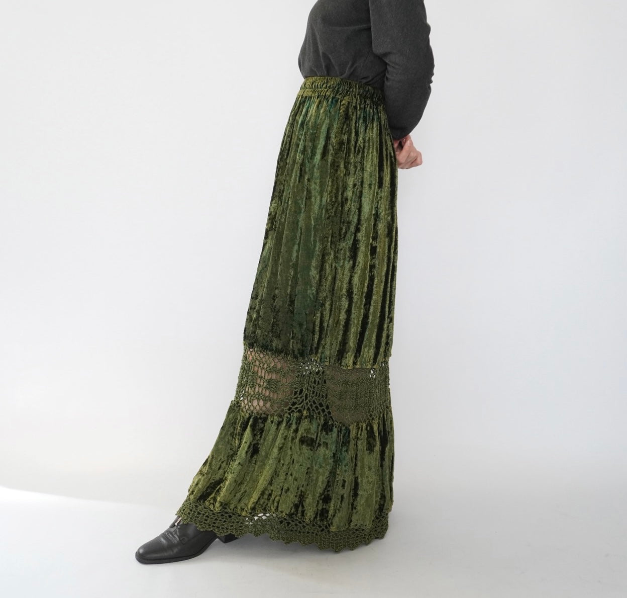 90s Velour Skirt