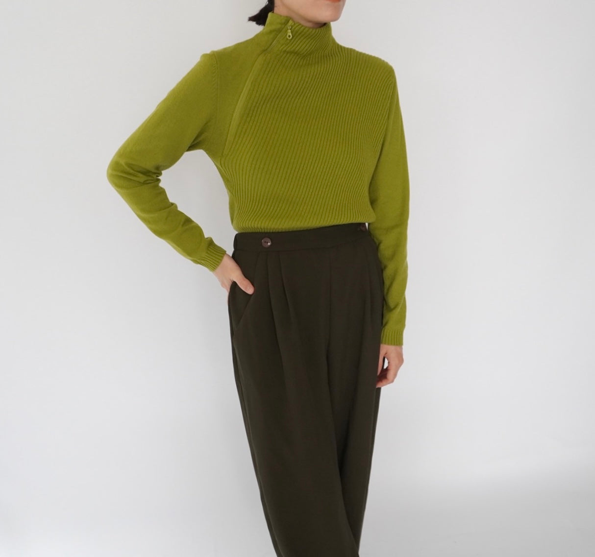 90s Design Ribbed Top