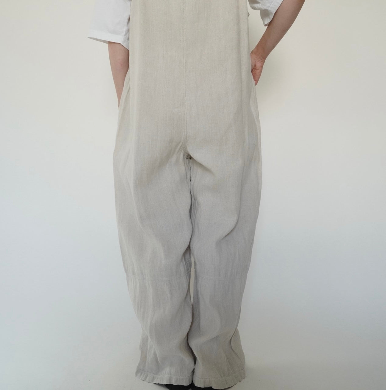 90s Linen Jumpsuit Made in Italy
