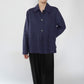 90s Navy Linen Jacket