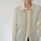 90s Lace Design Shirt Made in USA