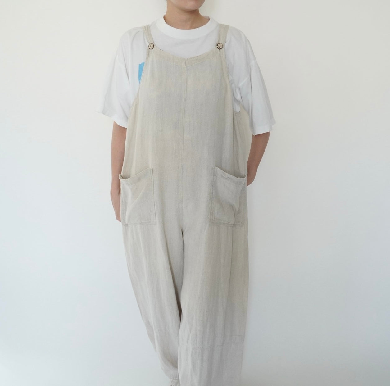 90s Linen Jumpsuit Made in Italy