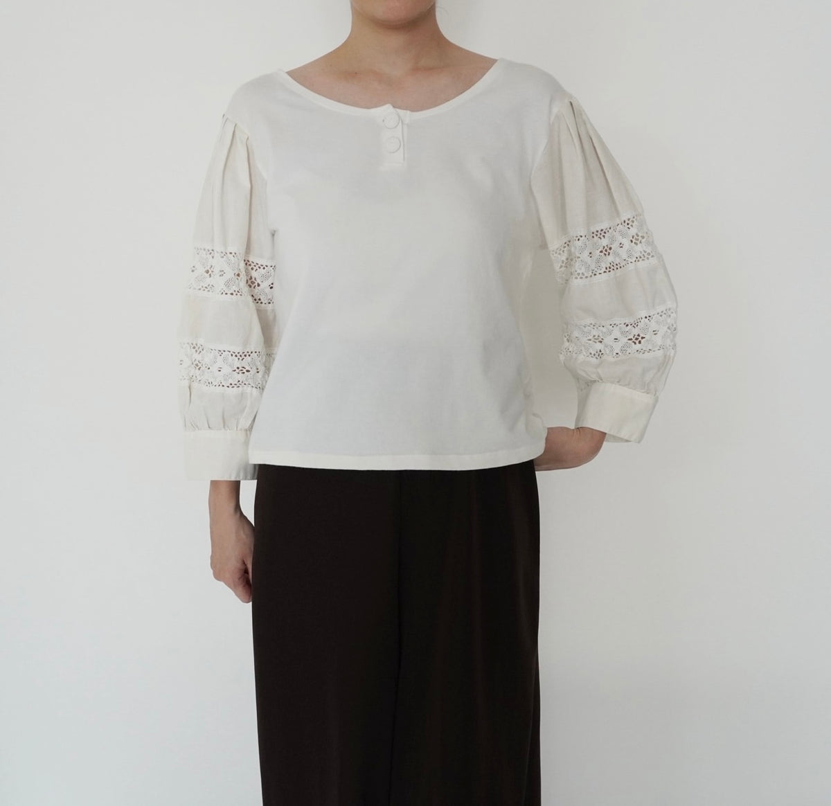 90s EURO Lace Design Top