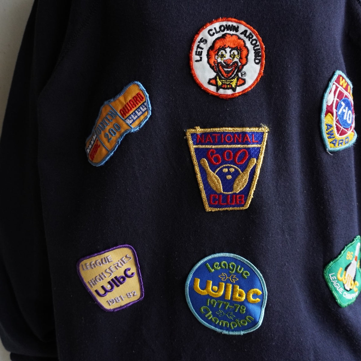 80s Patch Design Sweater