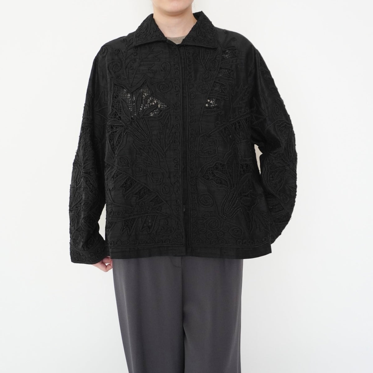 90s Silk Design Jacket